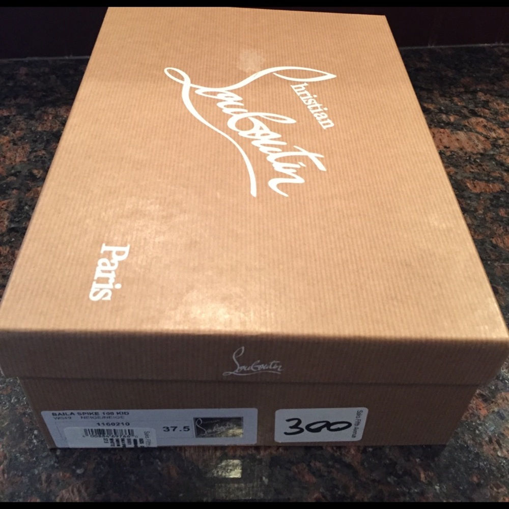 ***SOLD***Authentic Christian Louboutin Shoe Box