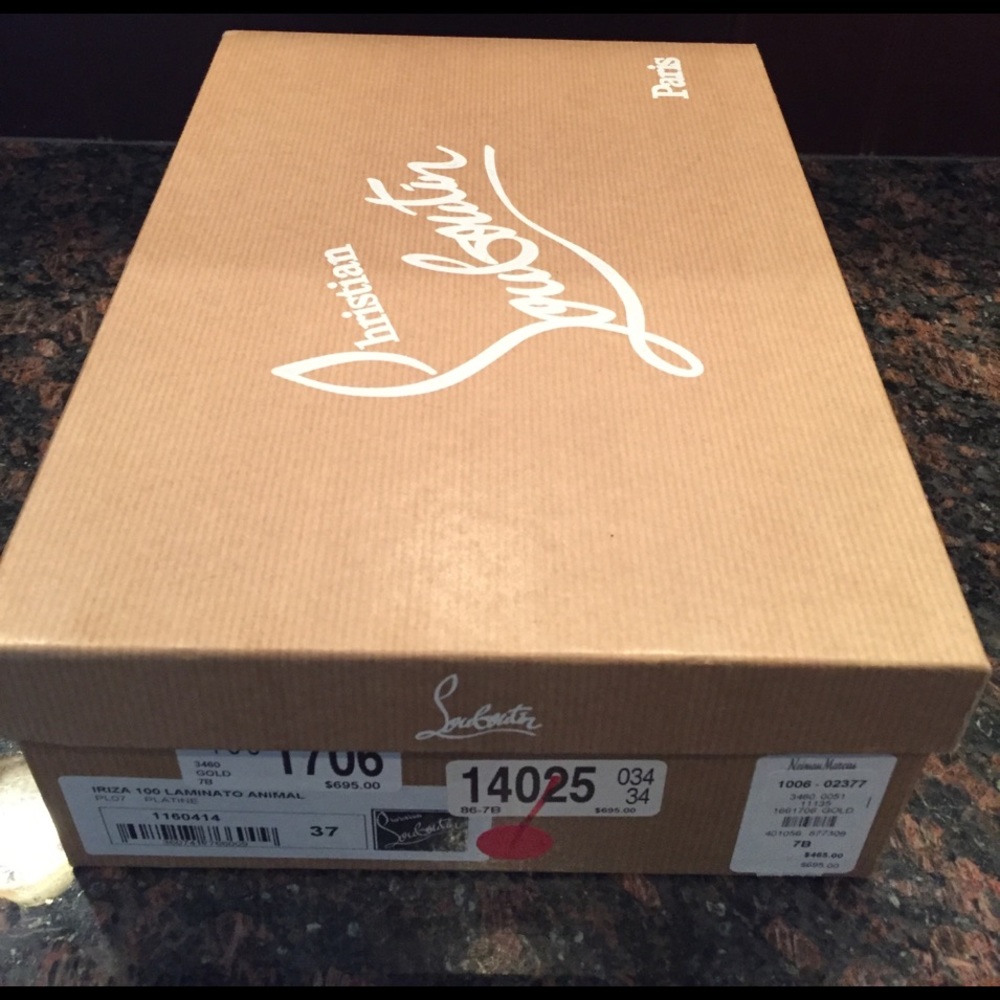 Authentic Christian Louboutin Shoe Box