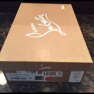 Authentic Christian Louboutin Shoe Box