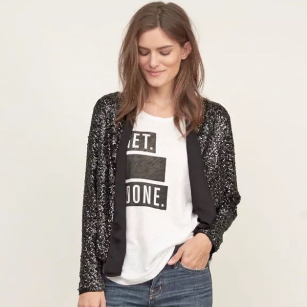 Abercrombie Sequin Jacket/Cover up