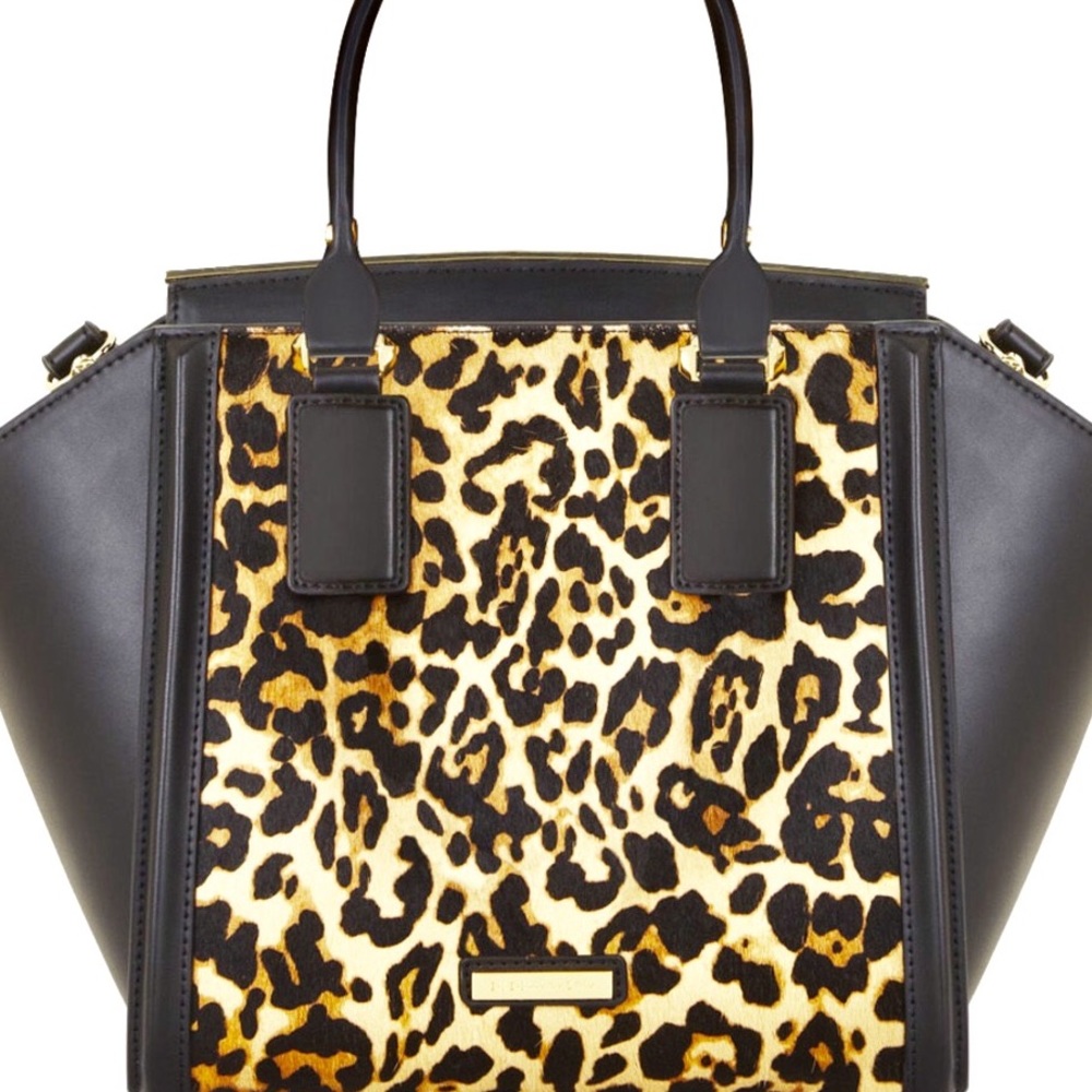 BCBGMAXAZRIA Joselyn cheetah print satchel