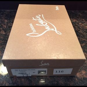 Authentic Christian Louboutin Shoe Box