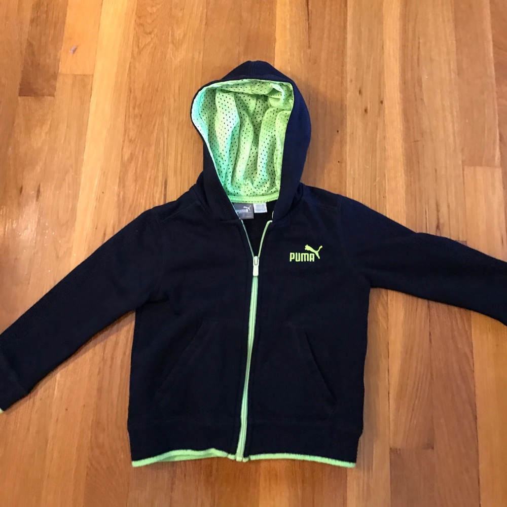 Boys Puma zip up hoodie