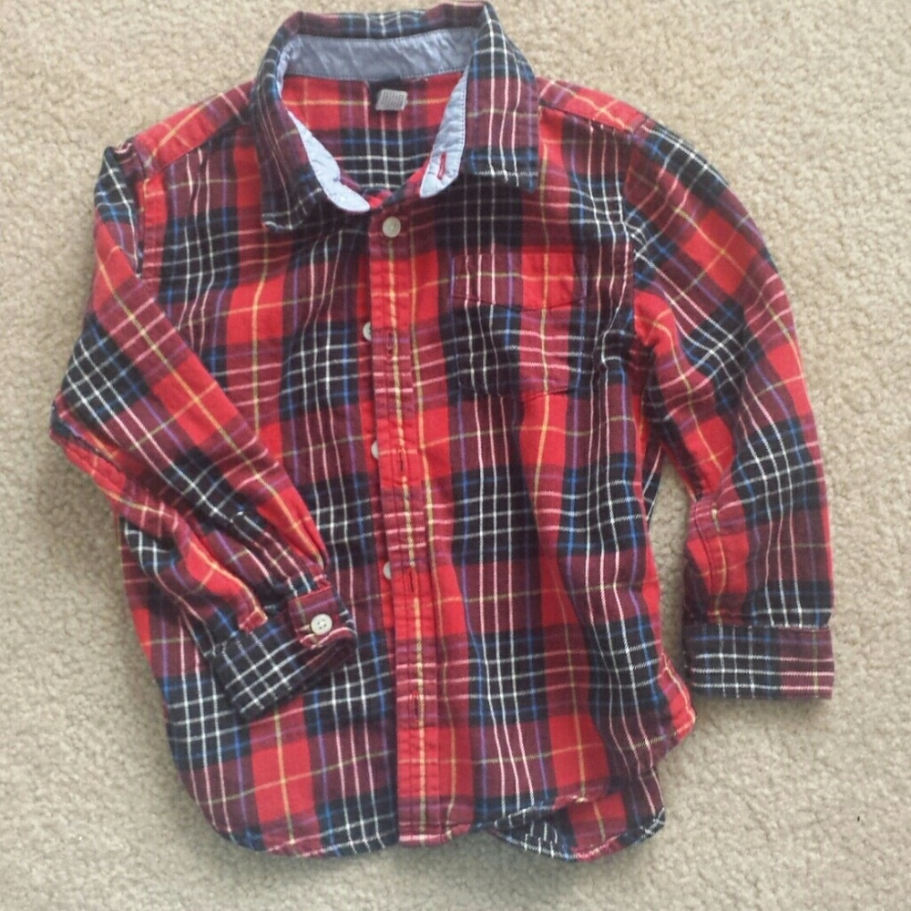 Boys plaid shirt