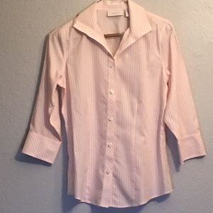 SALE✅✅Chico's NWT Blouse Pink/White striped