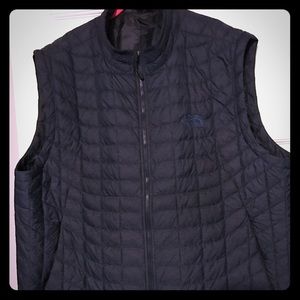 Men's NorthFace Navy Vest - XXL