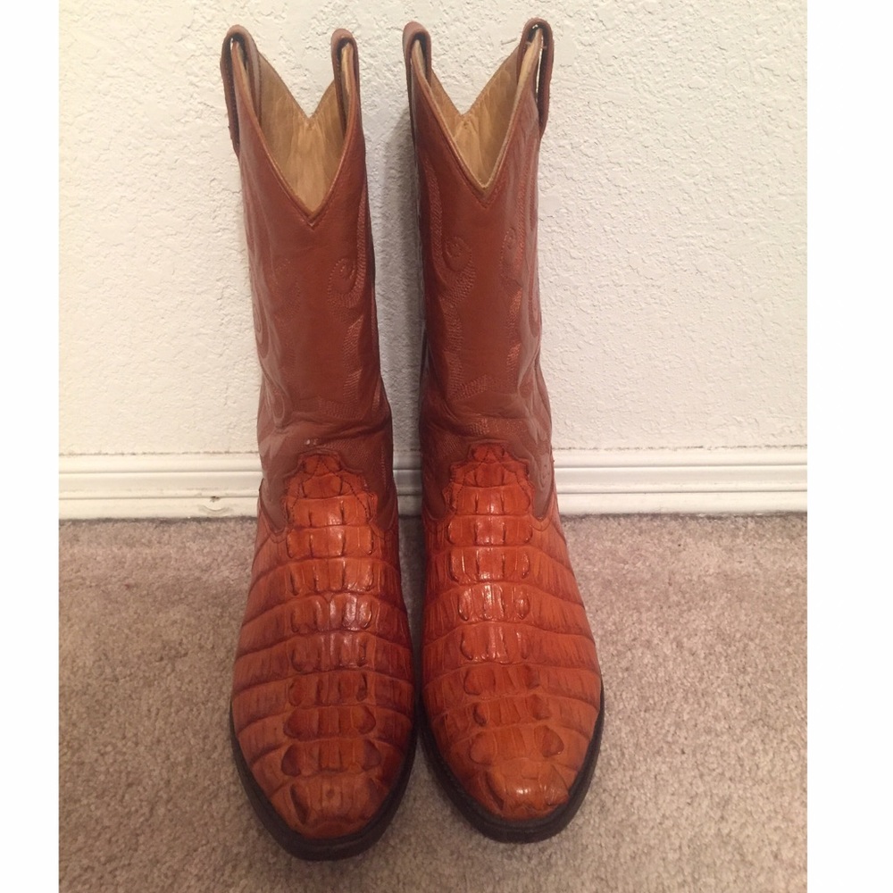 Men's Alligator Boots w/ matching belt