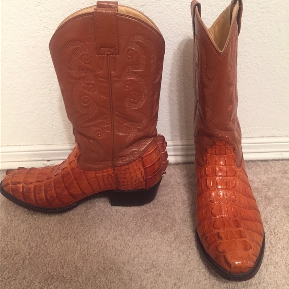 Men's Alligator Boots w/ matching belt - Picture 2 of 4