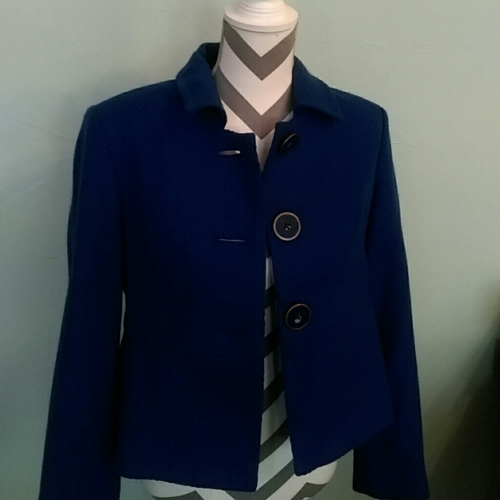 SALE! Coletane blue tweedlike blazer
