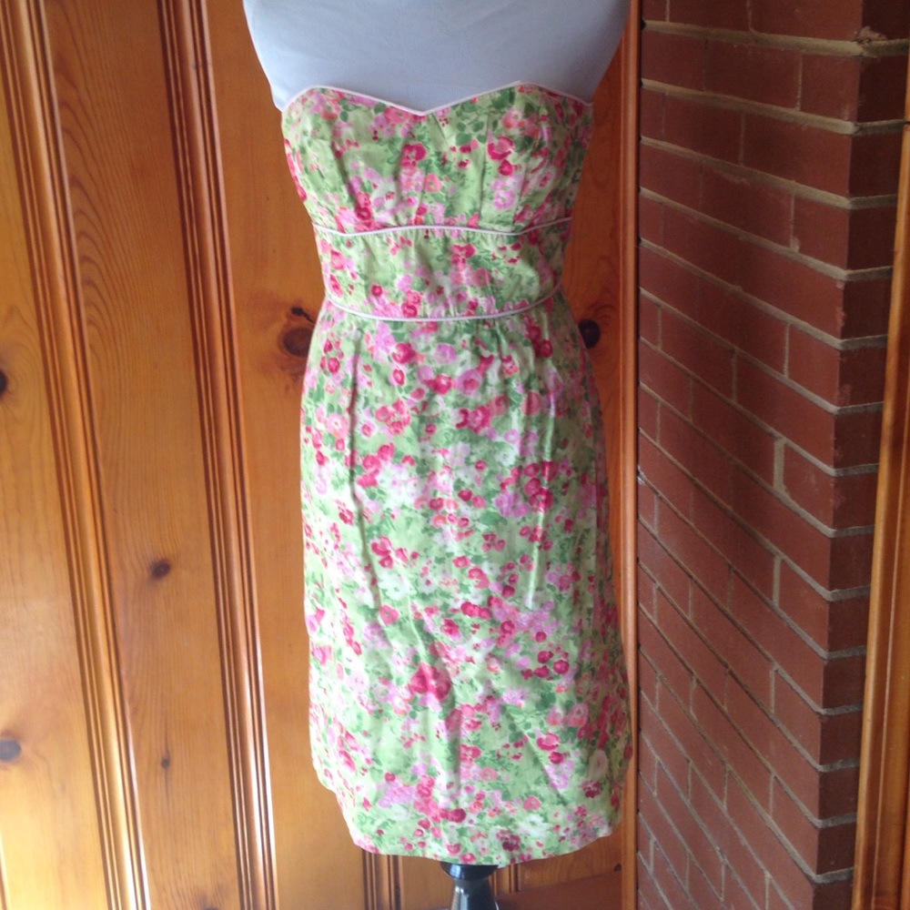 Spring Strapless Dress
