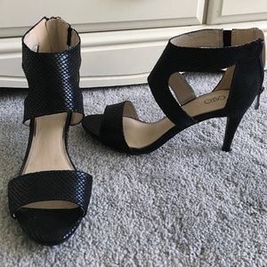 Black high heels