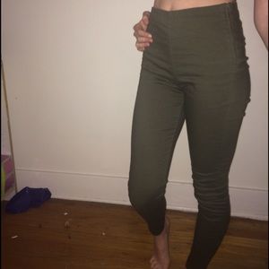 H&M olive green pants