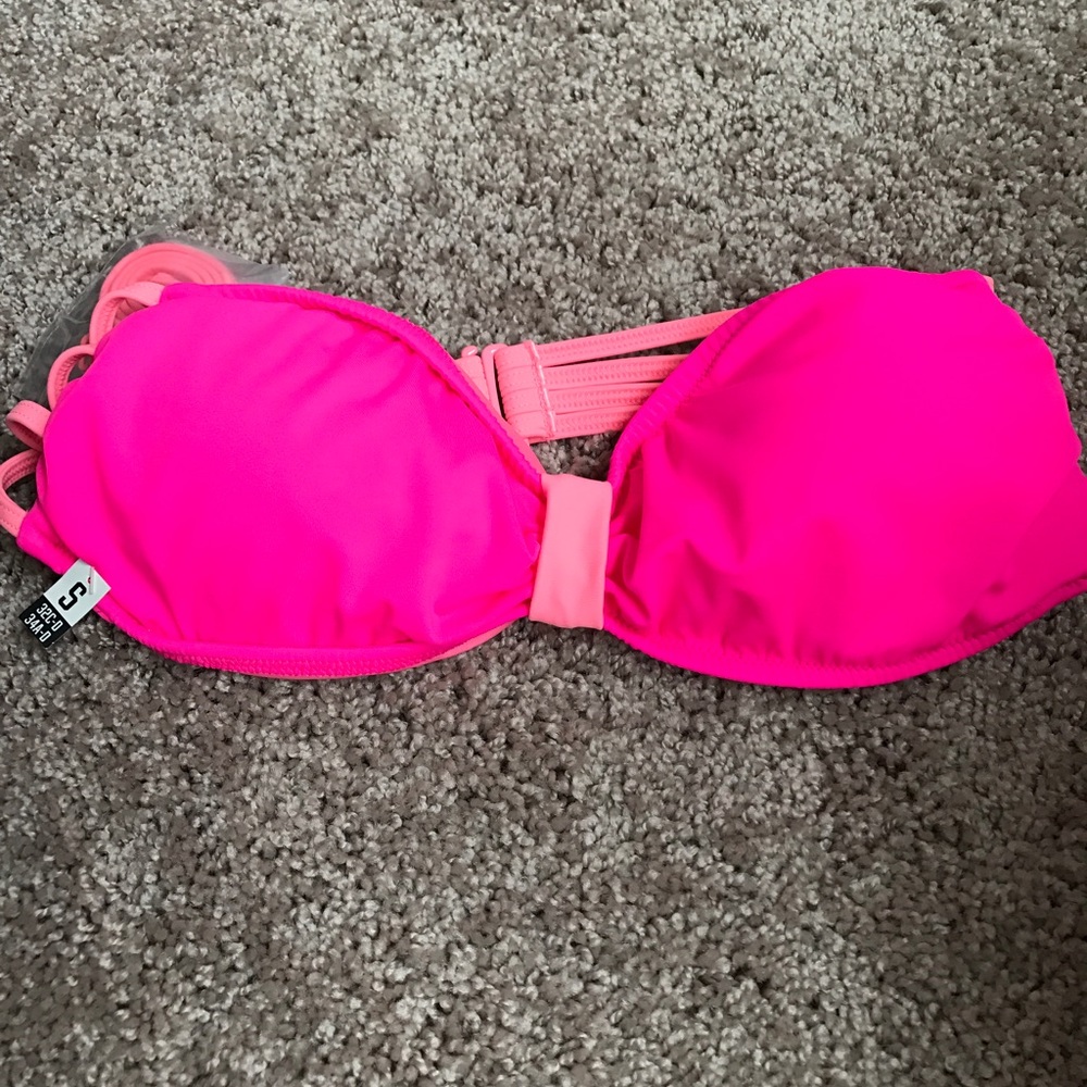 BNWT VICTORIA SECRET NEON PINK BIKINI TOP - SOLD