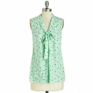 Modcloth South Florida Spree Top in Mint
