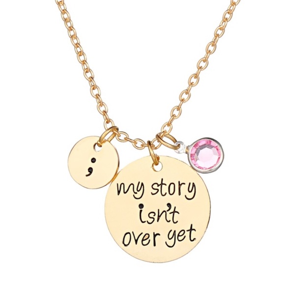 ⚡️SALE⚡️1 LEFT 🆕My Story Isn't Over Yet Necklace - Picture 2 of 2