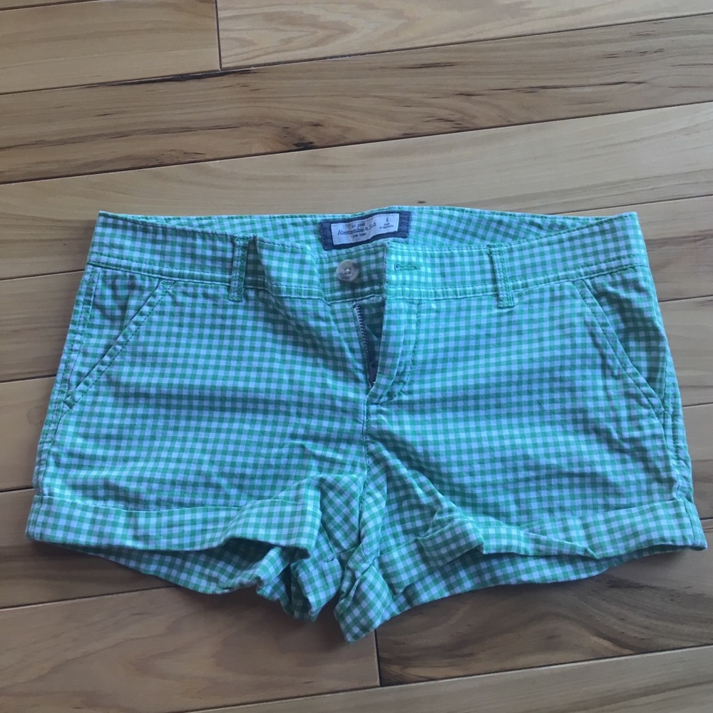 Abercrombie and Fitch Gingham Shorts