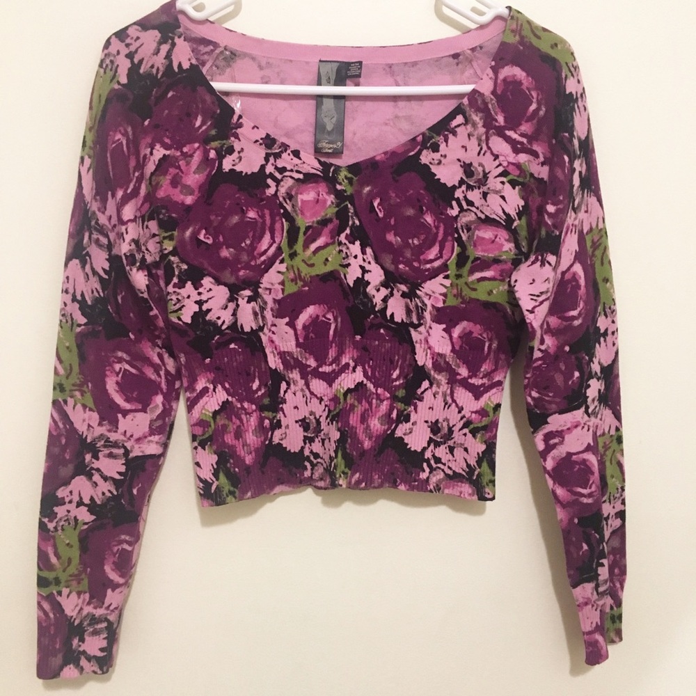 Forever 21 Knit Long Sleeve Crop - Size M