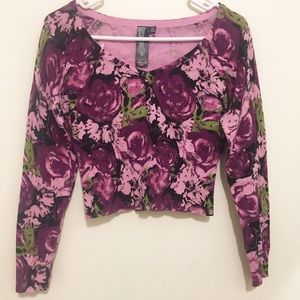 Forever 21 Knit Long Sleeve Crop - Size M