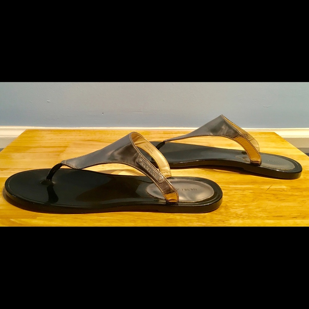 Fabulous and New🌹Rachel Zoe Silver Slides!! NWOT!