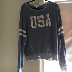 WILDFOX PULLOVER USA LARGE