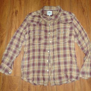 'Paper Denim & Cloth' Western/Plaid Shirt
