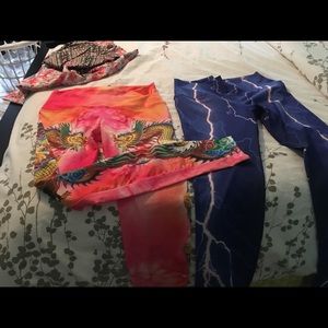 Om shanti yoga wicked leggings. New!!