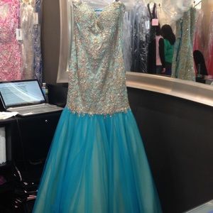 Blue Prom Dress