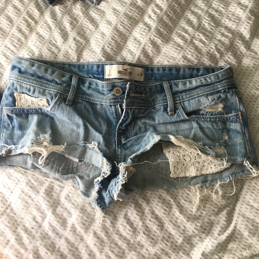 Denim shorts