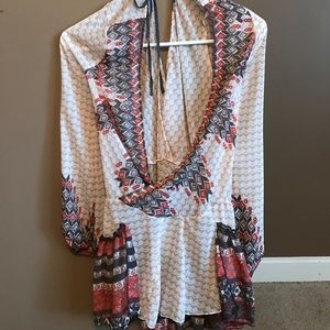 Free people mumu top