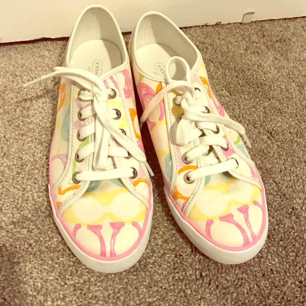Coach Sneakers, size 8.