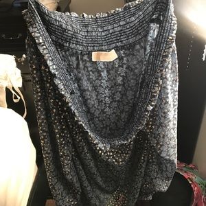 Michael Kors Off-the-Shoulder Blouse