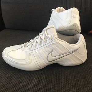 Nike Women's White Cheer Athletic Shoe Sneaker