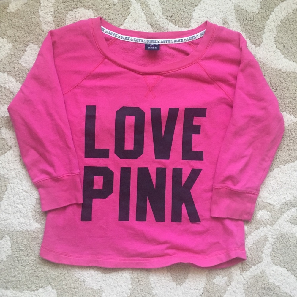 VICTORIAS SECRET PINK CREW NECK