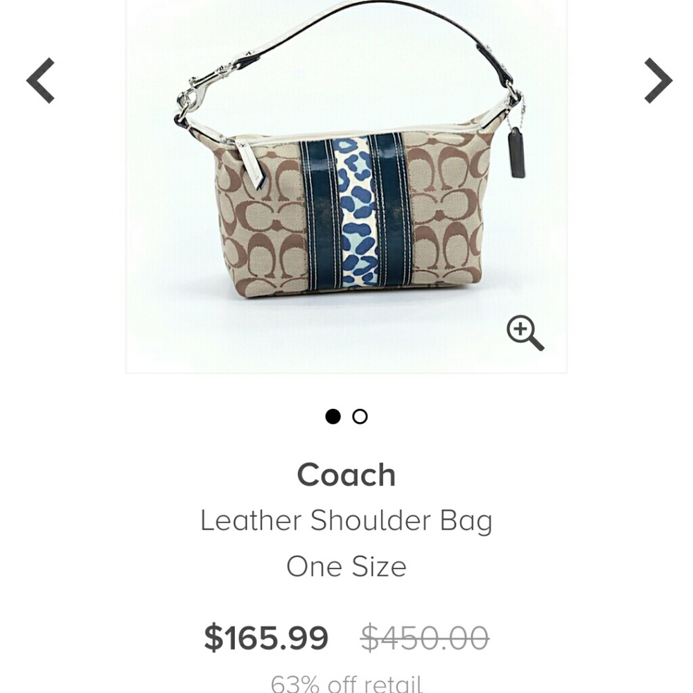 Authentic Coach mini purse