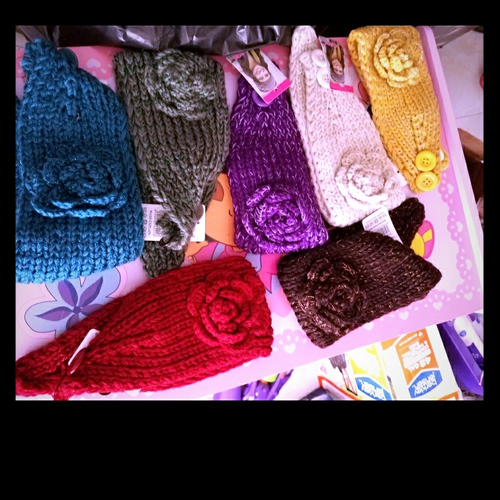 Head bands with glitter
