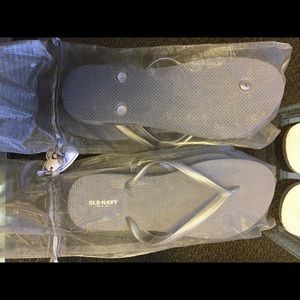 Gray size 8 and 9 old navy sandals!! Brand new!!