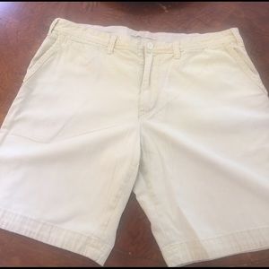 Polo shorts. Light yellow. Size 40 waist