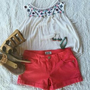 Celebrity Pink Coral Shorts