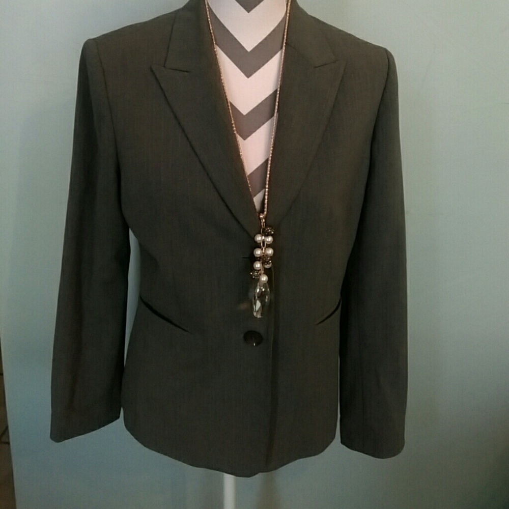 Gray Casual corner Annex PETITE stretch blazer