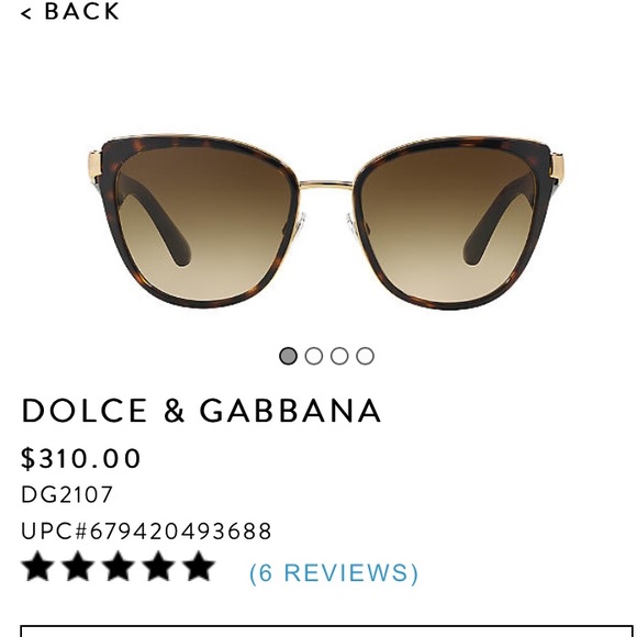 DOLCE & GABANNA Sunglasses. Like New! main image 2