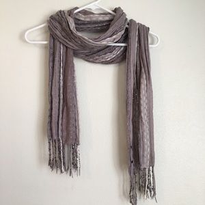 Maurices Scarf Gray Purple