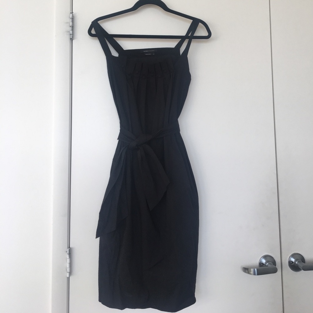 Black BCBG sleeveless dress, hardly used!