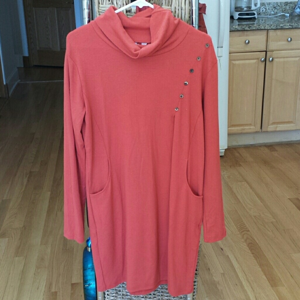 Deep Orange Dress