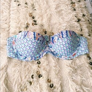 Victoria Secret "Flirt Bandeau" Mosaic Print