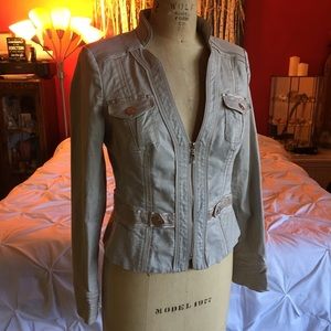 White House black market jacket. Silvergray blazer