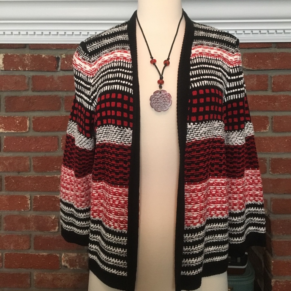 Chico's Sweater Cardigan Size 1