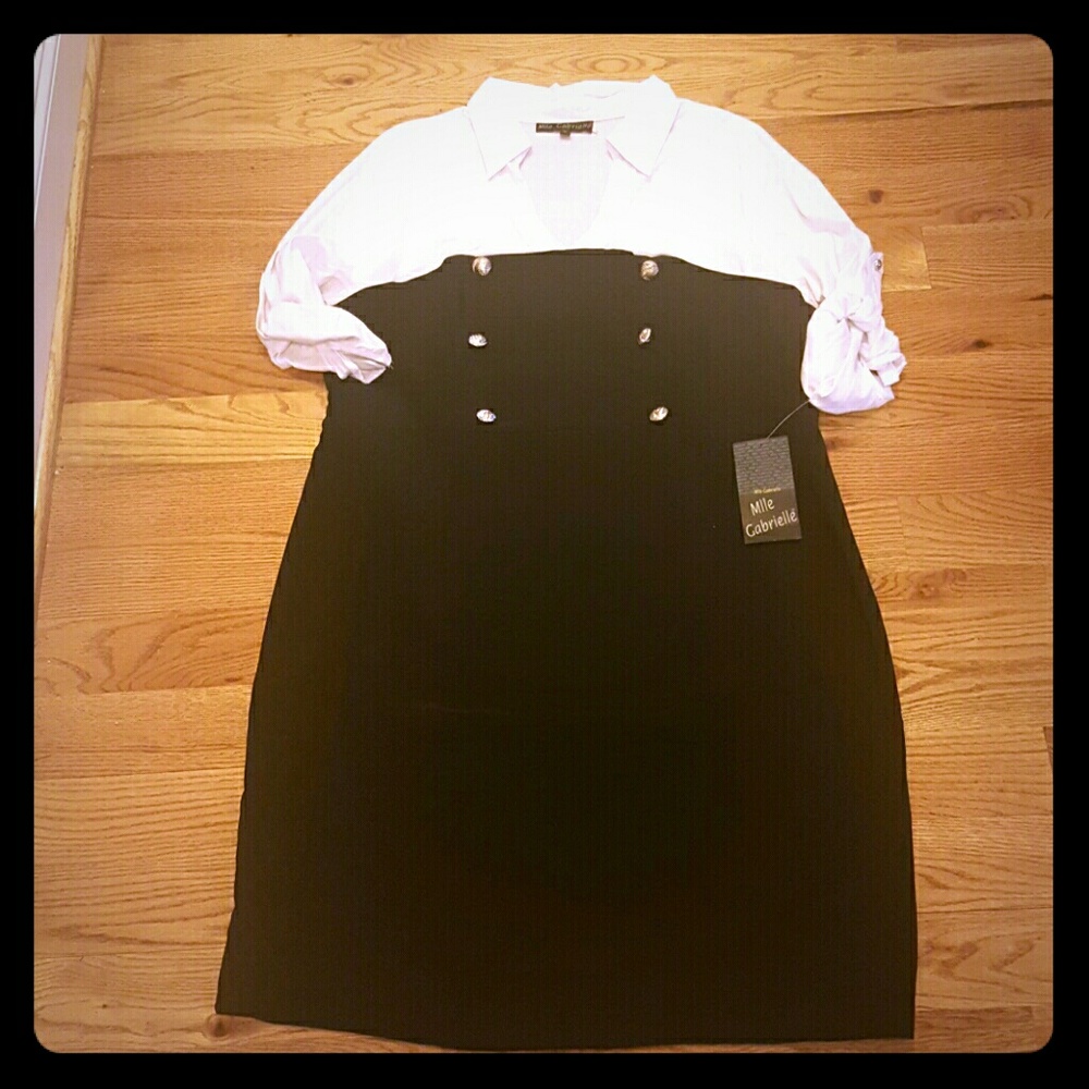 V neck dress