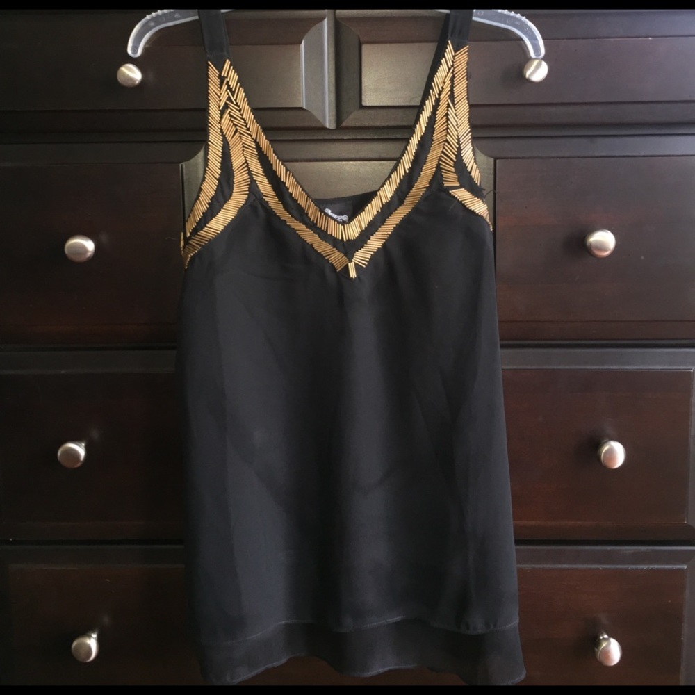 Flowy beaded top