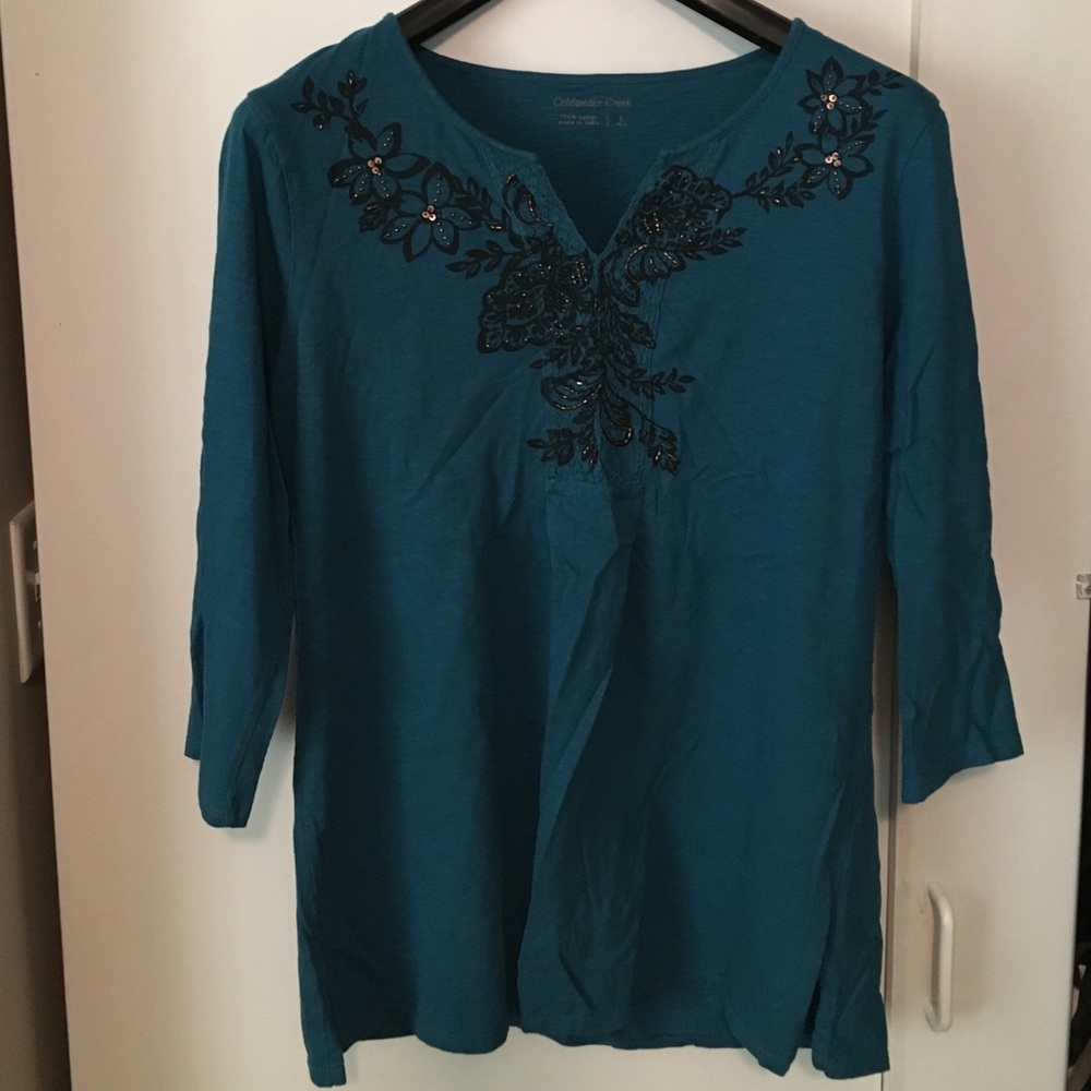 Cold water Creek 3/4 Sleeve