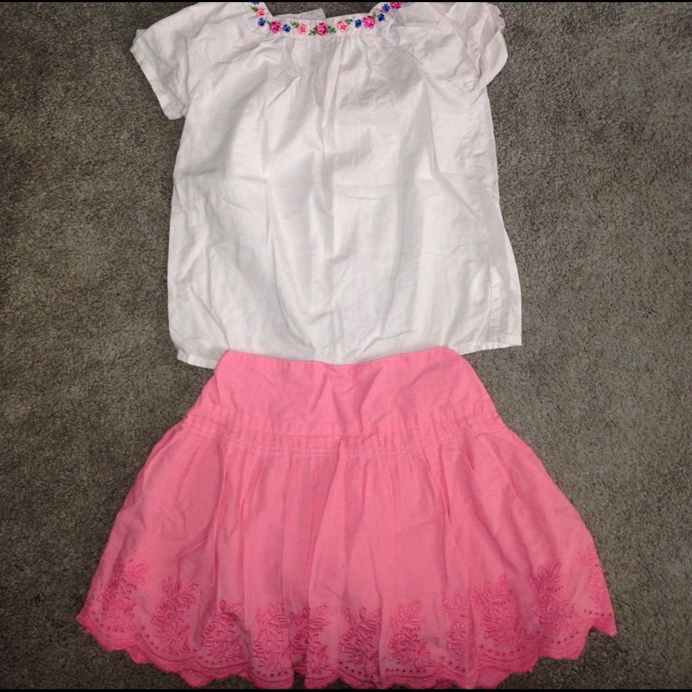 short sleeve skirt set